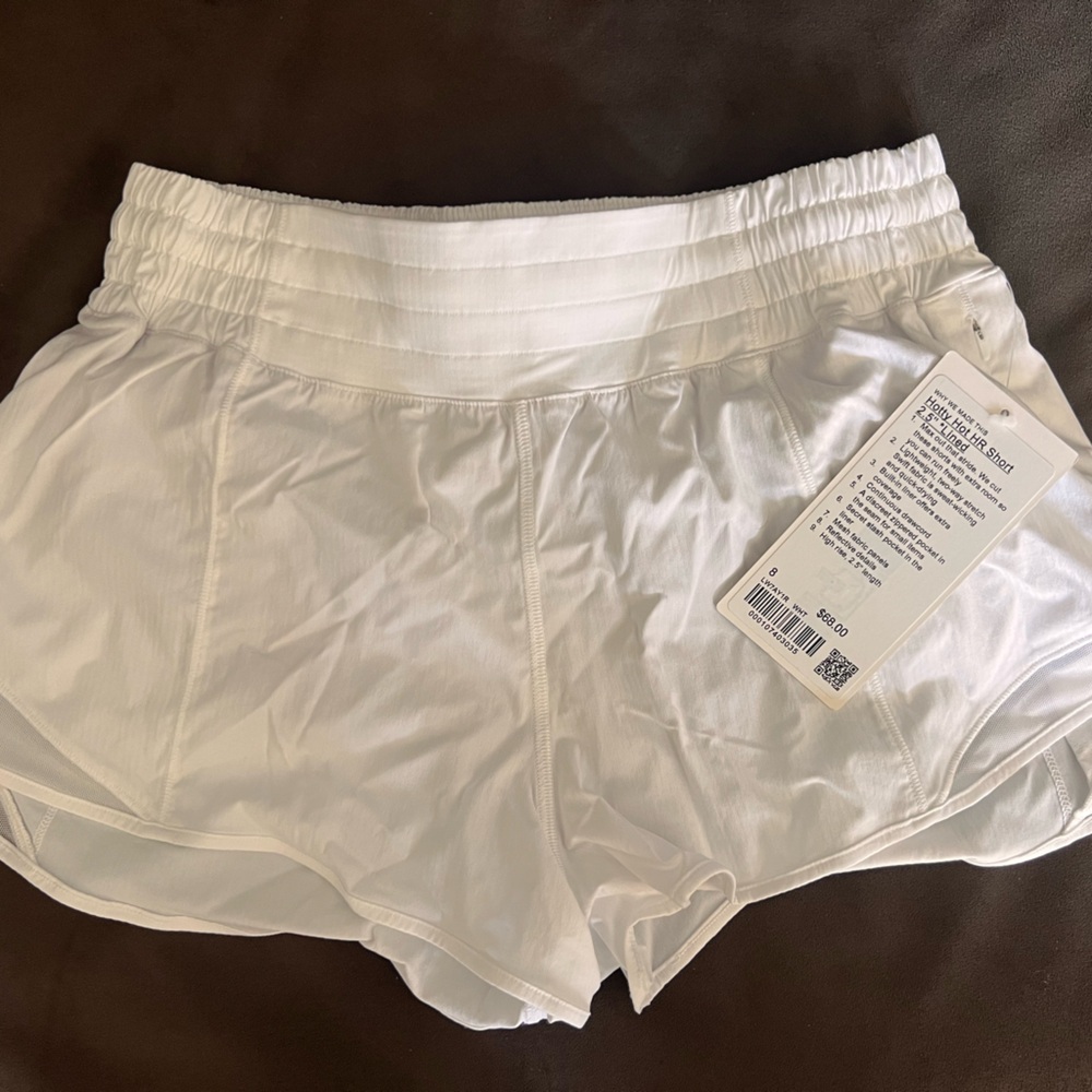 lululemon athletica White Athletic Running Shorts